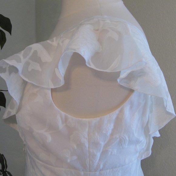 Gal Meets Glam Susie Floral Organza Fit & Flare NWT - Picture 7 of 13